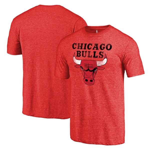 Chicago Bulls Heather Red Distressed Team Logo Fanatics Branded Tri-Blend T-Shirt,We sell and wholesale Chicago Bulls Heather Red Distressed Team Logo Fanatics Branded Tri-Blend T-Shirt on line form chian!